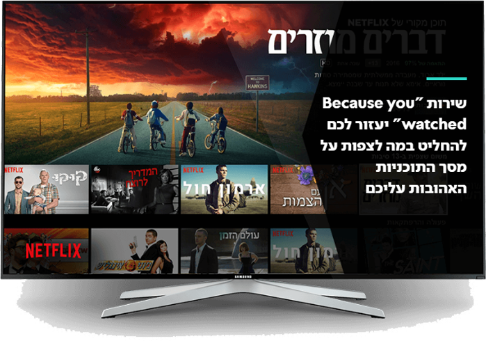 ניהול משתמשים ופרופילים בנטפליקס